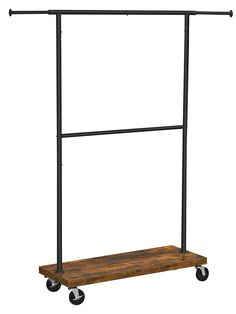 PRICES MAY VARY. [Sturdy and Stable] Made of high-quality particleboard, this double clothes rack is durable and sturdy; the steel tube construction and bottom shelf add to the stability, holding up to 332.2 lb in total and preventing wobbles [Extendable and Adjustable] This garment rack has a top bar that extends 11.8” to both ends for Hanging long dresses, bags, or scarves, as well as a middle bar that’s adjustable among 4 heights for hanging clothing of different lengths [Move or Stay in Plac Clothing Rack In Office, Market Clothing Display, Boho Shop Interior, Hanging Long Dresses, Clothing Rack Ideas, Double Clothes, Podcast Room, Retail Clothing Racks, Clothing Rack Display