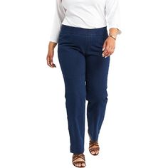 Adding the Women's Easy Fit Elastic Waist Pull-On Pant to your collection is a smart idea. Due to their high-rise construction, these pants are intended to offer the highest level of comfort and flexibility. The normal fit gives the appearance of being stylish and at ease, while the mid-rise style rests comfortably at the natural waist. These pants are appropriate for both informal and formal meetings thanks to their sturdy and elastic fabric. Specifications: Material: 80% Cotton, 19% Polyester Comfort Stretch Full Length Pants With Pull-on Style, Comfort Stretch Full Length Pull-on Pants, Versatile Full Length Pull-on Bottoms, Versatile Stretch Wide Leg Pants With Pull-on Style, Versatile Full-length Pull-on Bottoms, Versatile Full-length Relaxed Fit Pants, Casual Straight Leg Pull-on Dress Pants, Stretch High Rise Pull-on Pants, Versatile High-waisted Pants With Comfort Waistband