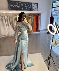 Long Sleeve Prom Dress Mermaid, One Shoulder Prom Dress, Prom Dresses Long Mermaid, Long Sleeve Prom, Long Sleeve Evening Dresses, Women's Evening Dresses, Prom Dresses With Sleeves, High Neck Long Sleeve, Prom Dresses Long With Sleeves