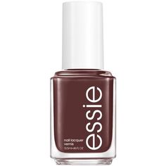 essie salon-quality nail polish, vegan, UnGuilty Pleasures, brown, No To-Do - 0.46 fl oz Nail Polish Brown, Essie Gel Nail Polish, Burgundy Nail Polish, Essie Colors, Essie Nail Colors, Brown Nail Polish, Essie Polish, Beautiful Nail Polish, Pretty Nail Colors