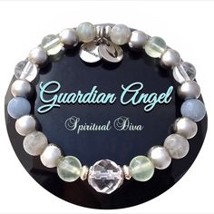 Guardian Angel Reiki Energy Healing Crystal Gemstone Charm Bracelet Cheap Spiritual Crystal Bracelet Gift, Spiritual Silver Beaded Gemstone Bracelets, Spiritual Silver Beaded Bracelets With Gemstones, Spiritual Silver Crystal Bracelet With Gemstone, Silver Gemstone Crystal Bracelet For Spiritual Healing, Silver Mineral Crystal Bracelet As Gift, Silver Crystal Bracelet For Healing With Natural Stones, Silver Spiritual Crystal Bracelet For Healing, Silver Spiritual Rosary Bracelet For Healing