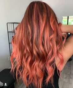 Peach Hair Color, Peach Hair Colors, Viral Makeup, Latest Hair Color, Hey Honey, Hair Color Shades, Hair Inspiration Color, Hair Inspo Color