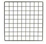 a square grid is shown in black and white