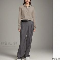 Peilia - Premium Oversized Knit Sweater for a Relaxed and Sophisticated Look in Solid Colors, Crafted with Fine Wool for an Effortless Style Oversized Pullover Sweaters, Casual Outerwear, Workout Attire, Oversize Knit, Oversized Knitted Sweaters, Oversized Pullover, Cotton Cardigan, Merino Wool Sweater, Chiffon Shirt