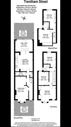 the floor plan for trenham street