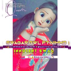 an advertisement for swagar gwll ft nimo in innocent swag