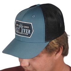 Pacific Blue Trucker Hat is a great addition to the hat collection. Unisex colors that look great on anybody. Front Color: Pacifc Blue Bill Color: Pacifc Blue Mesh Color: Black American Mesh Closure: Snapback Bill Shape: Semi-Curved Blue Curved Bill Trucker Hat For Beach, Blue Trucker Hat With Curved Bill For Beach, Blue Adjustable Trucker Hat With Short Brim, Blue Summer Snapback Hat With Short Brim, Blue Snapback Hat With Short Brim For Summer, Blue Short Brim Hat One Size, Blue Trucker Baseball Cap With Curved Brim, Blue Trucker Cap With Flat Brim, Blue Adjustable Trucker Hat With Curved Bill