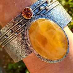 Brand New Handmade Ethnic Oversized Septarian Nodule Fossil And Citrine Silver Cuff Bracelet. 925 Stamped New To Poshmark? Use Referral Code Kimberlyn222 To Receive $10. Handmade Yellow Cuff Bracelet, Handmade Yellow Cuff Bracelet As Gift, Handmade Yellow Cuff Bracelet Gift, Handmade Yellow Bohemian Cuff Bracelet, Bohemian Handmade Yellow Cuff Bracelet, Bohemian Yellow Handmade Cuff Bracelet, Yellow Spiritual Bangle Jewelry, Spiritual Yellow Bangle Jewelry, Yellow Bohemian Sterling Silver Jewelry