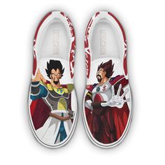 King Vegeta Classic Slip On Custom Dragon Ball Z Shoes Anime Sneakers Lightweight construction with breathable mesh fabric provides a comfortable and flawless fit. King Vegeta, Z Shoes, Anime Sneakers, Shoes Anime, Great Anniversary Gifts, Anime Shoes, Personalized Shoes, Exclusive Shoes, Trending Sneakers