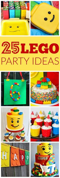 25 lego party ideas that are perfect for any child's birthday or special occasion