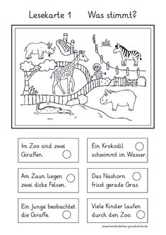 a coloring page with animals in the zoo and other things to color on it, including an