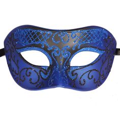 Meet our Deluxe Men's Venetian Masquerade Mask, a sought-after choice for the discerning partygoer. Offered in a splendid spectrum of 20 colors, this top-tier mask is the ultimate complement to masquerade balls, parties, Mardi Gras, and Halloween festivities. Its excellent build guarantees longevity and provides a diverse match for any costume or outfit Blue Masquerade Mask Men, Blue Venetian Masquerade Mask For Party, Blue Venetian Eye Mask, Blue Eye Mask For Carnival, Blue Costume Accessories For Carnival Party, Blue Costume Accessories For Carnival, Blue Eye Mask For Mardi Gras, Blue Halloween Costume Accessories For Party, Blue Masquerade Mask For Carnival Costume Party