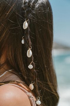 Available for PRE-ORDER. We had a higher than expected demand for these hair charms. They restock and ship by June 24th at the latest. Our Cowrie Hair Charm offers a unique and stylish way to accessorize your mermaid hair. Its handcrafted shell design gives any look a touch of beachy vibes, perfect for a casual day out Hair Charm, No Ordinary Girl, Preppy Hairstyles, Hair Charms, Beachy Vibes, Shell Design, Hair Wraps, Mermaid Hair, Mode Inspo