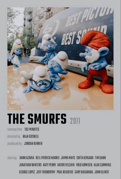 the smurfs 2011 movie poster