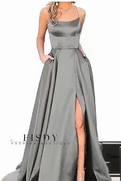 Fisdy - Exquisito vestido de noche sin hombros en color liso para dama de honor Vestidos Color Vino, Backless Bridesmaid Dress, Backless Evening Gowns, Chic Summer Dresses, Formal Occasion Dress, Backless Long Dress, Evening Dresses With Sleeves, Elegant Party Dresses, Dress Sleeve Styles