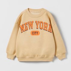 Zara Kids New York Sweater Size 9-12 Months **Thank You So Much For The Support, Likes And Shares. With 2 Under 2 It’s Alittle Crazy Around Here So This Is Such A Fun Outlet For Me!! Currently On Maternity Leave So After 3 Yrs Away I Will Finally Be Active Posting New Items To Try And Make Some Passive Income While Home Out Of My Little Treasures (I Refuse To Go Back To Work Before April Lol) Cleared Out Our Closets And Will Be Posting New And Used Pieces From My Little Girls Closet Sizes Newbor Zara Winter Tops With Letter Print, Cute Long Sleeve Orange Top, Zara Letter Print Sweatshirt For Fall, Zara Sweatshirt With Letter Print For Fall, Zara Letter Print Top For Fall, 2 Under 2, New York Sweater, Beige Knit Sweater, Plum Sweater