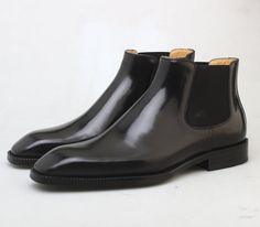 MenStyleWith Handmade Leather Boots Elegant Leather Ankle Boots For Galas, Elegant Ankle Boots For Galas, Elegant Leather Ankle Boots With Rubber Heel Cap, Elegant Chelsea Boots With Rubber Sole And Round Toe, Luxury Leather Chelsea Boots, Luxury Leather Chelsea Ankle Boots, Elegant Calf Leather Ankle Boots, Luxury Chelsea Boots With Leather Sole For Galas, Luxury Leather Chelsea Boots With Plain Toe