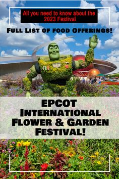 the epcot international flower and garden festival is coming to disney world's epcot