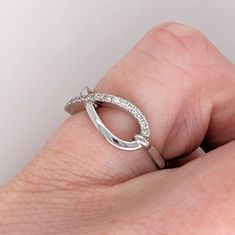 This infinity sign band is perfect for wearing by itself or stacking with other rings or bands! The occasions to show off this band are endless - Valentines day, mother's day, graduation, wedding, birthday, date night, Christmas, etc. :) Modern Twist Infinity Rings With Diamond Accents, Modern Twist Infinity Ring With Diamond Accents, Modern Twist Cubic Zirconia Jewelry, Modern Twist Infinity Stackable Rings, Anniversary Infinity Stackable Rings, Fine Jewelry Infinity Stackable Pieces, Modern Twist Infinity Stackable Rings For Anniversary, Formal Stackable Infinity Jewelry, Modern Twist Infinity White Gold Rings