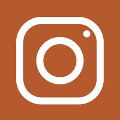 the instagram logo with an orange background and white circle on top, in front of it