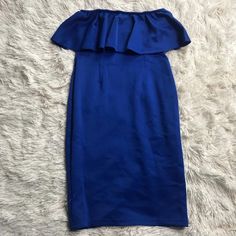 Royal Blue Off The Shoulder Dress. Bodycon And Stretchy. Never Worn. It’s A Large But Fits Like A Medium Blue Bodycon Dress For Date Night, Chic Blue Bodycon Cocktail Dress, Chic Blue Bodycon Dress For Date Night, Blue Sheath Bodycon Dress For Night Out, Chic Blue Sheath Mini Dress, Casual Blue Sheath Bodycon Dress, Blue Bodycon Dress For Brunch, Blue Sheath Bodycon Cocktail Dress, Blue Stretch Bodycon Dress For Brunch