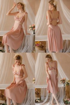 Sleeping gown nightgowns,  Sleepwear women nightgowns, Pretty nightgowns, Fancy nightgown, Night gown dress sleep #Elegantnightgown #Cutenightgown #Beautifulnightgown Feminine Delicate Lace Loungewear Dress, Feminine Lace Trim Dress For Pajama Party, Feminine Lace Patchwork Nightgown For Loungewear, Lace Trim Dress For Sleepover, Lace Dresses With Ruffles For Loungewear, Backless Night Dress With Lace Trim, Feminine Lace Sleep Dress, Feminine Lace Patchwork Dresses For Night, Feminine Lace Patchwork Night Dresses