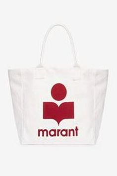 Découvrez le modèle de CABAS LOGO YENKY ÉCRU  pour Femme Isabel Marant. Parcourez la nouvelle collection aujourd'hui. Cloth Tote Bag, Tote Outfit, Straw Tote