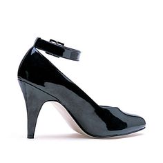 This is a listing for a new pair of 4” Black Patent Wide Width Pumps w/ Ankle Strap.  The ankle strap is adjustable and/or removable.  These heels are made by Ellie and the style name is 8241-D. Available sizes: US woman's sizes 10, 11, 12, 13, 14, 15, 16   Use the drop down menus above to select your size. The man's to woman's size conversion is usually 2 sizes up. For example: a man's 10 would be a woman's size 12. If you need help converting your international shoe size, please refer to the m Adjustable Heel Strap Heels For Formal Occasions, Adjustable Black Heels With Heel Strap, Ankle-high Patent Leather Heels With Buckle Closure, Adjustable Black Heels With Padded Heel, Black Heels With Buckle Closure And Adjustable Fit, Black Adjustable Heels With Buckle Closure, Black Adjustable Heels For Formal Occasions, Wide Width Heels, Ellie Shoes