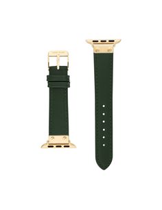 Compliment your Apple Watch® with this modern and stylish leather replacement strap. 38/40/41mm model Band circumference including Apple Watch® device: 157mm-198mm (6.25"-7.75") Band width: 18x16mm 42/44/45/Ultra(49mm) model Band circumference including Apple Watch® device: 165mm-204mm (6.5"-8") Band width: 20x18mm Trendy Gold Leather Apple Watch Band, Trendy Leather Apple Watch Band With Bracelet Strap, Trendy Leather Watch Bands With Bracelet Strap, Trendy Leather Watch Band With Bracelet Strap, Trendy Leather Watch Band, Green Leather Modern Watch Accessories, Modern Green Leather Watch Accessories, Modern Green Rectangular Apple Watch Band, Black Apple Watch