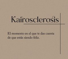 the words kalosclerosis are written in black on a beige paper background