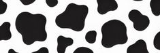 black and white cow print fabric with spots