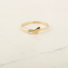 PLEASE READ FULL DESCRIPTION & SHOP POLICIES 14K Gold Bird Ring / 14k gold stacking ring / Gold Animal Ring / Gold Dove Ring / Gold Swan Ring / Bridesmaids Gift / Gift For Her  ★★ Description ★★ Embrace a touch of nature's charm with our 14K Gold Bird Ring, a delightful piece for bird lovers and fashion enthusiasts alike. This cute ring is handcrafted from real 14K solid gold, available in your choice of gold, rose gold, or white gold. The design features a small, intricately detailed bird, meas Swan Ring, Mothers Jewelry, Gold Swan, Bird Ring, Gold Stacking Ring, Bird Rings, Cute Ring, Animal Ring, Gold Animals