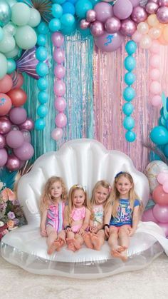 Make a splash with our mermaid birthday party ideas! Get inspired by magical undersea decorations and party games for little arielles and tritons. 3 Year Mermaid Party, Mermaid Birthday Party Three Year Old, 4 Year Birthday Party Ideas Girl Mermaid, Ariel Third Birthday, Mermaid Three Year Old Party, Mermaid Pool Parties, Ariel Party, Ariel Birthday Party, Mermaid Birthday Party Decorations