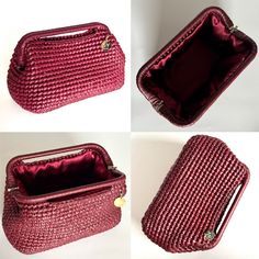 Burgundy Hand Woven Leather Pouch Top Handle Clutch Purse Bags Wedding Frame Clutch Bag Handmade Gift - Etsy Elegant Handwoven Clutch Shoulder Bag, Elegant Woven Satchel Bag, Elegant Square Woven Crochet Bag, Elegant Square Crochet Bag, Evening Woven Pouch Bag, Elegant Handheld Handwoven Bag, Elegant Handwoven Handheld Bags, Elegant Handwoven Top Handle Crochet Bag, Elegant Handwoven Crochet Top Handle Bag