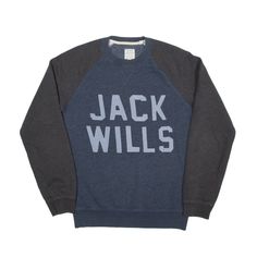 JACK WILLS Sweatshirt Blue Mens XS Blue Crew Sweatshirt With Logo Print, Blue Crew Neck Sweatshirt With Logo Print, Blue Crew Neck Sweatshirt With Logo, Navy Cotton Sweatshirt With Logo Print, Blue Cotton Sweatshirt For College, Blue Varsity Crew Sweatshirt, Navy Cotton Varsity Sweatshirt, Blue Varsity Cotton Sweatshirt, Blue Varsity Sweatshirt With Embroidered Logo