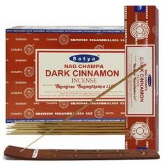 PRICES MAY VARY. This is a bundled product that includes Dark Cinnamon incense of Satya incense and Trumiri incense holder. Incense Kit: This bundle includes 1 box of incenses. There are 12 packets in each box. Each packet has 15 incenses in it. Incense holder is also included in the bundle. Dark Cinnamon incense are used as home fragrance products for smudging,, spritual décor and meditation décor. Inciensos Aromaticos: Incenses are popular in every culture. Some of them even use them in witchc Cinnamon Incense, Spiritual Attack, Incense Stick Holder, Meditation Decor, Nag Champa, Incense Sticks Holder, Energy Cleanse, Luck Charm, Luck Charms