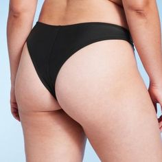 Black Cheeky Bottoms Size Xl 18" Waist Unstretched Nwt Wild Fable, Womens Swim, Swimming, Women Shopping, Quick Saves, Black, Color