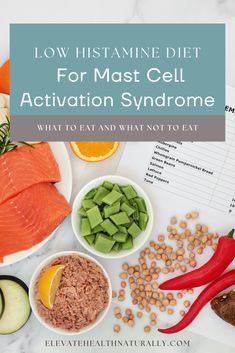 Low Histamine Diet and Mast Cell Activation Syndrome {What TO Eat and NOT TO Eat) - Elevate Health Naturally High Histamine Foods, Low Histamine Foods, Histamine Diet, Mast Cell Activation, Autoimmune Protocol Diet, Anti Inflammation Recipes, Mast Cell Activation Syndrome, Low Histamine Diet, Low Histamine