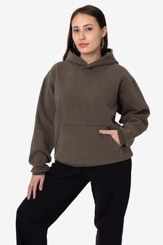 Made from a luxurious 14oz fleece, this hoodie is incredibly soft and warm, yet still breathable and moisture-wicking. The loose fit allows for a full range of motion, making it perfect for everything from running errands to lounging around the house. The kangaroo pocket provides ample storage for your essentials, while the ribbed cuffs and hem keep the cold out. This hoodie is Garment Dyed. Our garment-dyed hoodies are dyed after they're sewn, which gives them a more durable and even color, inc Hoodie Styling, Essential Hoodie, Outfit Hoodie, Stay True, Range Of Motion, Hooded Pullover, Colorful Hoodies, Fleece Hoodie, Pullover Sweatshirt