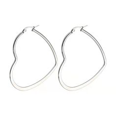 PRICES MAY VARY. Lovely Hoop Earrings -- These heart huggie hoop earrings bring a romantic atmosphere,and show a distinctive temperament. Also it is perfect for matching any seasonal outfits. Good Material -- This heart earring is made of high quality stainless steel ,nickel-free, lead-free, cadmium-free, and hypoallergenic for piercing ears.These heart earrings is also easy to wear,no pain for long time wearing. Dimension--The outside diameters of this style earrings are about 30mm, 40mm, 50mm, Cheap Open Heart Hoop Earrings For Pierced Ears, Weird Girl, Beige Earrings, Steel Gifts, Friend Jewelry, Love Earrings, Long Tassel Earrings, Hoop Earrings Style, Heart Hoop Earrings