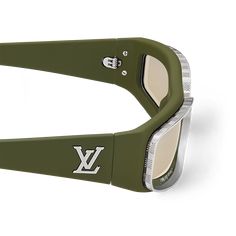 LOUIS VUITTON® - Lv Super Vision Low Square Sunglasses - Green Luxury Green Sunglasses With Uv Protection, Luxury Green Sunglasses With Mirrored Lenses, Luxury Sunglasses With Uva Protection For Outdoor, Luxury Shield Sunglasses With Uv Protection For Outdoor, Luxury Polarized Shield Sunglasses For Outdoor, 2024 Runway, Wedding Sunglasses, Plastic Man, Louis Vuitton Sunglasses