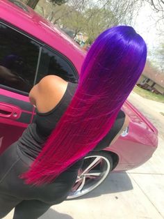 Bold Winter Hair Colors, Bright Color Hair Ideas, Neon Hair Color Ideas, Bright Hair Color Ideas, Sunset Hair Color, Neon Hair Color, Exotic Hair Color, Exotic Hair, Colorful Hairstyles