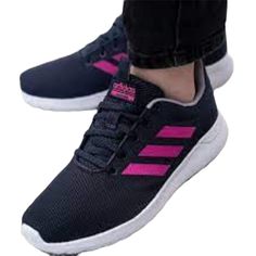 Adidas Women Cloudfoam Cf Lite Racer Cln Bb7045 Navy Blue/Pink Stripe Size 6 Brand : Adidas Style : Lite Racer Cln Bb7045 Color : Trace Blue/Shock Pink Size : 6 Condition : New Without Box *Shoes May Not Be Shipped In/With Original Manufacturer Box My Listings Are Acquired Through Reputable Sources And Always Authentic! Due To Extreme Lighting Conditions, Some Pics May Appear Lighter Than Actual. Please Refer To Cover Photo For Truest Representation Of Actual Color. May Vary Slightly From Displa Pink Synthetic Sneakers For Light Exercise, Pink Adidas Lace-up Running Shoes, Pink Sneakers With Cushioned Footbed For Light Exercise, Pink Synthetic Running Shoes For Light Exercise, Pink Cushioned Sneakers For Light Exercise, Pink Running Shoes With Cushioned Footbed For Light Exercise, Pink Sneakers For Light Exercise With Cushioned Footbed, Adidas Breathable Pink Running Shoes, Pink Synthetic Sporty Running Shoes