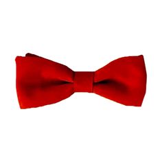 Red is known as a "power" color. This pre-tied red bow tie shows the world that you are confident while adding a pop of color to any outfit. Perfect for men or women; it has an easy to close clip, and adjusts to fit any size neck. Matching cummerbunds available. Neck Size: 13"-22" Material: 100% Polyester Size: Approx 2" x 4½" Red Bow Standard Bow Tie For Party, Red Bow Tie For Party, Red Bow With Butterfly Knot For Party, Elegant Red Adjustable Bow, Classic Red Bow For Black Tie Events, Red Adjustable Bow Tie With Bow Tie Back, Adjustable Red Bow Tie With Bow Tie Back, Classic Red Bow Tie For Formal Occasions, Classic Red Bow With Ties