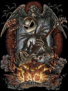 an image of a skeleton with a guitar