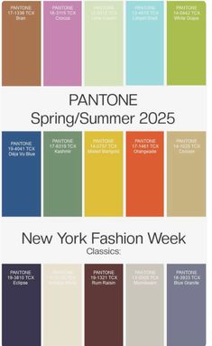 PANTONE. Цвета 2025 года по версии Pantone Colors Of 2025 Fashion, Trending Colors For 2025, Trending Colors Spring 2025, Colors For 2025 Fashion, 2025 Trending Colors, Color Of 2024 Pantone, Trending 2025 Fashion, Colour Pallete 2024, Colors 2025 Fashion