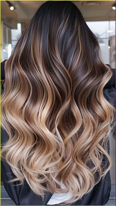 Brown Rooted Blonde Hair Balayage, Blonde Ombre Hair Color For Brunettes, Bridal Hair Balayage, Womens Hair Color, Low Maintenance Brunette Balayage Hair, Brunette Dimension, Low Maintenance Balayage, Natural Ombre Hair, Ombre Hair Color For Brunettes