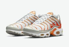 Nike Air Max Plus TN Orange-White Size 3.5 UK  DM3033-100 All of my items have been bought from Nike  Factory Store and are 100% genuine. SHIPPING The item will be shipped within 2 business days. RETURNS We accept returns within 30 days of delivery. Item must be  returned in unused / brand new condition with original packaging. Buyers are responsible for applicable import custom duties/taxes. Nike Air Max Plus White, Nike Factory Store, Nike Airmax Plus, Nike Factory, Air Max 90 Premium, Nike Tn, Cheap Nike Air Max, Orange Camo, Air Max 98