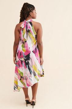 Rent Silk Halter Midi Dress from Nuuly. Pick 6 items for $98/month. Free shipping + returns. Multicolor Silk Sleeveless Midi Dress, Summer Multicolor Halter Neck Midi Dress, Chic Multicolor Halter Neck Midi Dress, Chic Multicolor V-neck Midi Dress, Multicolor Viscose V-neck Midi Dress, Halter Midi Dress, Summer Soiree, Anthropologie, Sandals Heels