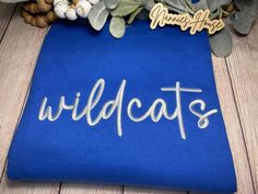 Adding a silver puff embroidered wildcats is the perfect way to stand out! This design is featured on a royal Gildan sweatshirt with unisex sizing. Product will be made as shown. Gildan Sweatshirts, Embroidered Sweatshirts, Wild Cats, Kentucky, Sweat Shirt, Gender Neutral, Adult Outfits, Sweatshirts, Etsy Uk